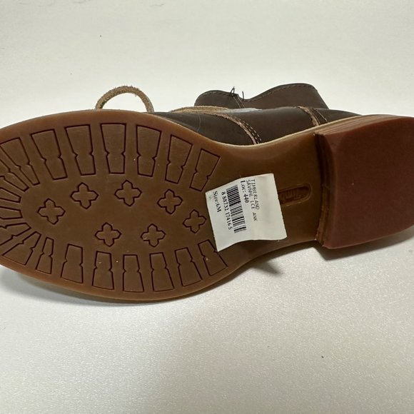 Timberland Earthkeepers Savin Hill Women 6 Brown Leather Lace Up Ankle Boots New - Picture 5 of 8